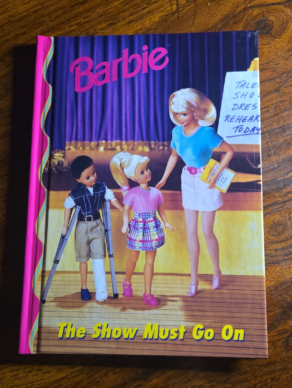 Vtg Barbie The Show Must Go On  Hardcover Mint 1999